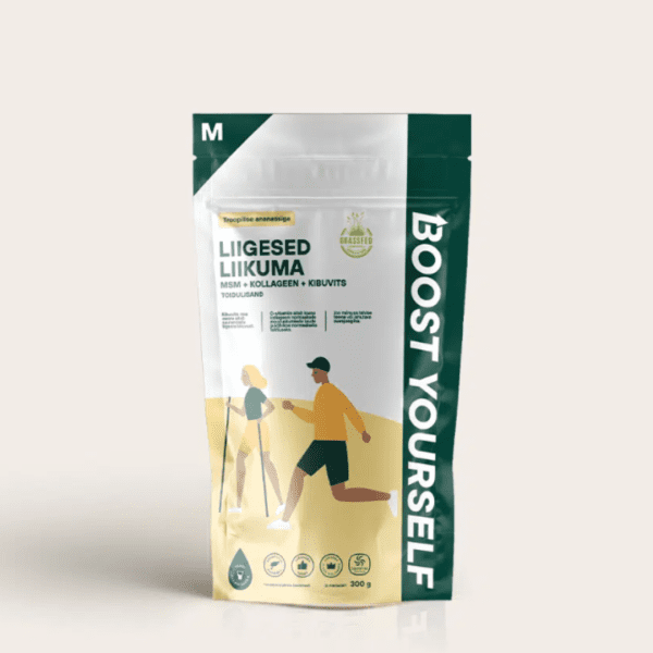 Boost Yourself - Get your joints moving with tropical Pineapple flavor + MSM + Collagen + Rosehip 300g